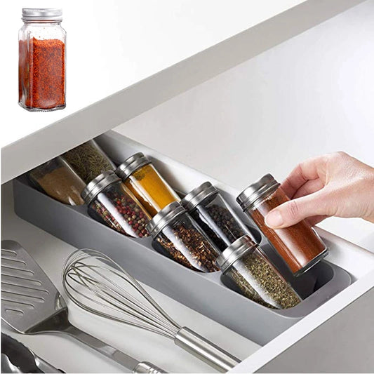 FUJUNI Kitchen Glass Seasoning Box