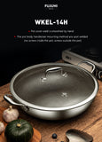 FUJUNI 14" Hybrid Non-stick Wok With Lid