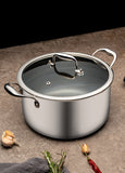 FUJUNI 6QT Hybrid Non-stick Cooking Pot With Lid