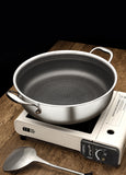 FUJUNI 7 QT Hybrid Non-stick Cooking Pot With Lid