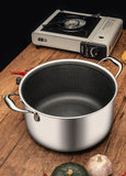 FUJUNI 6QT Hybrid Non-stick Cooking Pot With Lid