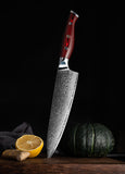 FUJUNI HF Series Damascus Steel 8" Chef's Knife