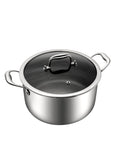 FUJUNI 6QT Hybrid Non-stick Cooking Pot With Lid