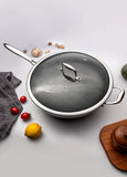 FUJUNI 14" Hybrid Non-stick Wok With Lid