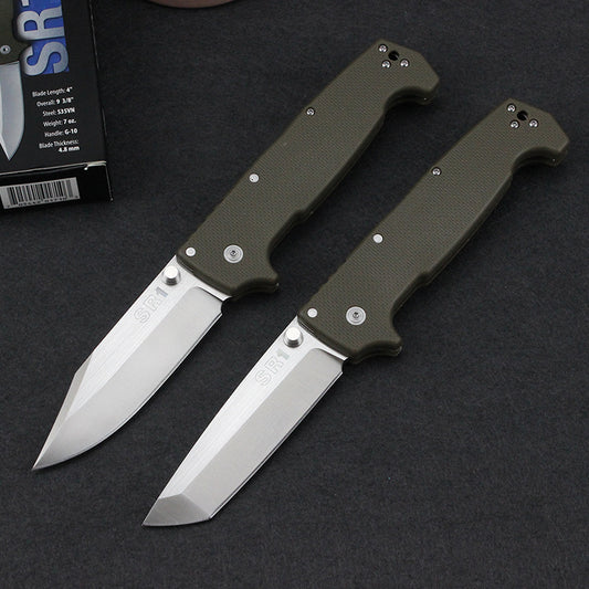 High hardness SR1 knife self-defense multi-functional portable outdoor folding knife tactical knife