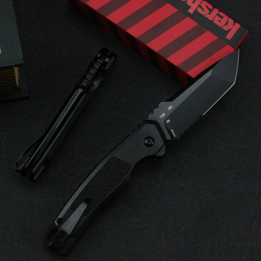 Outdoor folding knife aviation aluminum alloy handle multifunctional pocket knife camping folding knife