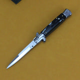 Multifunctional Italian Mafia Folding Knife No. 9 Tactical Knife with Resin Handle